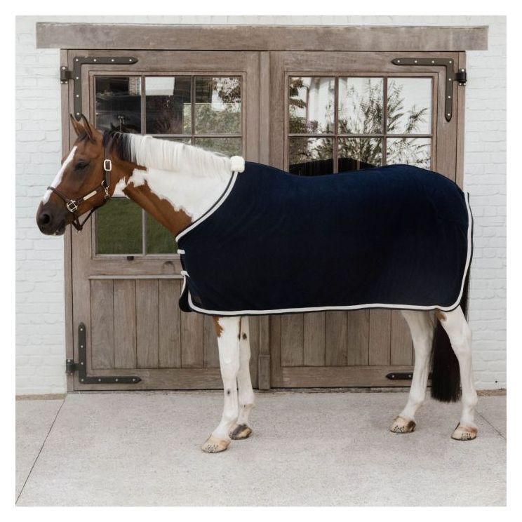 Kentucky Fleece Rug Plaited Rope Navy 