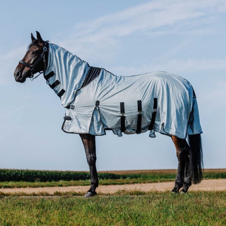 Riding World Combo Sheet Belly Mesh Grey