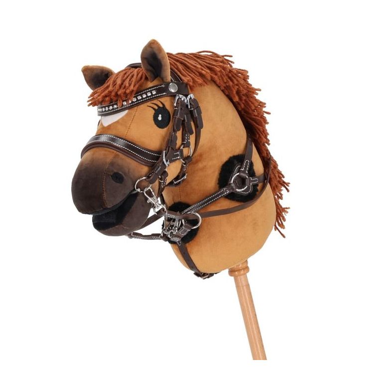 QHP Borsttuig Dolly Hobby Horse Bruin