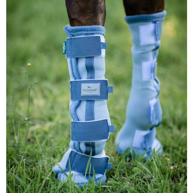Horseware Fly Boots Set Heather Blue 