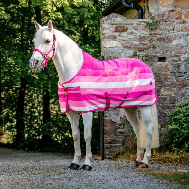 Horseware Fleece Cooler Newmarket Pink
