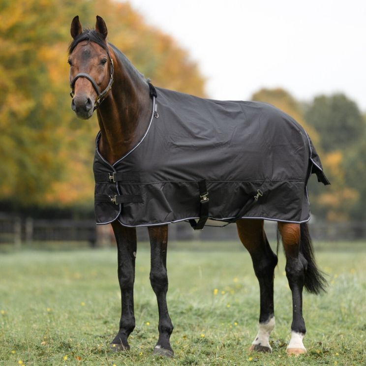EQUITHÈME Turnout rug 600D 0G TYREX Black