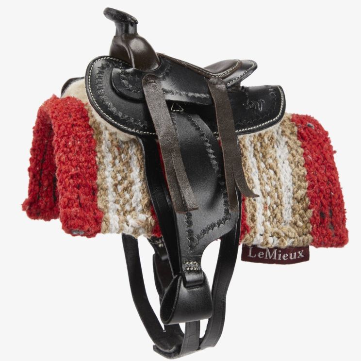 LeMieux Toy Pony Western Saddle Black