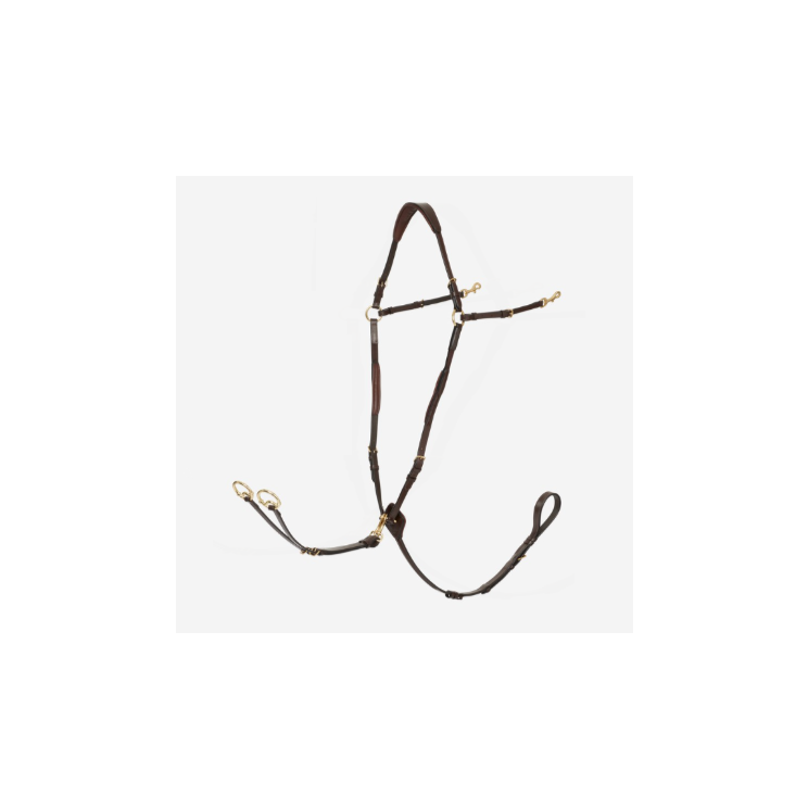 Lemieux Breastplate Detachable Martingale Brown