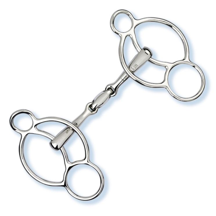 Stübben Easy-Control 3-Ring Gag Double Broken 14 MM