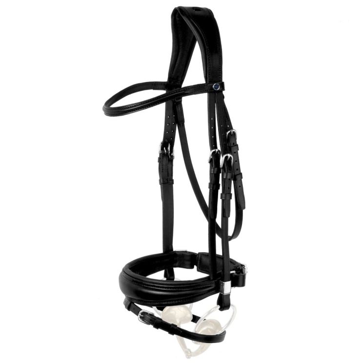 Stübben Snaffle Bridle Switch with Slide&Lock Black