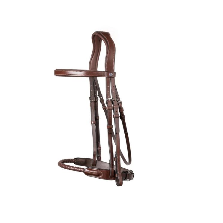 TRUST Bridle Dublin Brown-Silver
