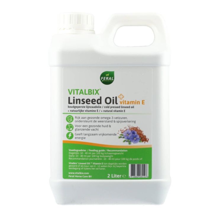 Vitalbix Lijnzaadolie Vitamine E 2 liter