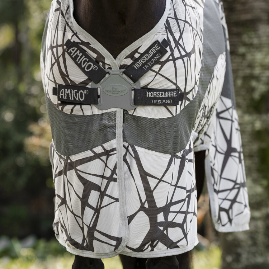 Amigo Camofly Vliegendeken Grijs Front