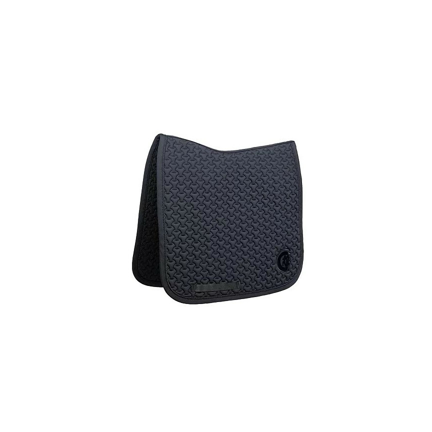 Kentucky Saddle Pad Plaited 3D Logo Dressage Black