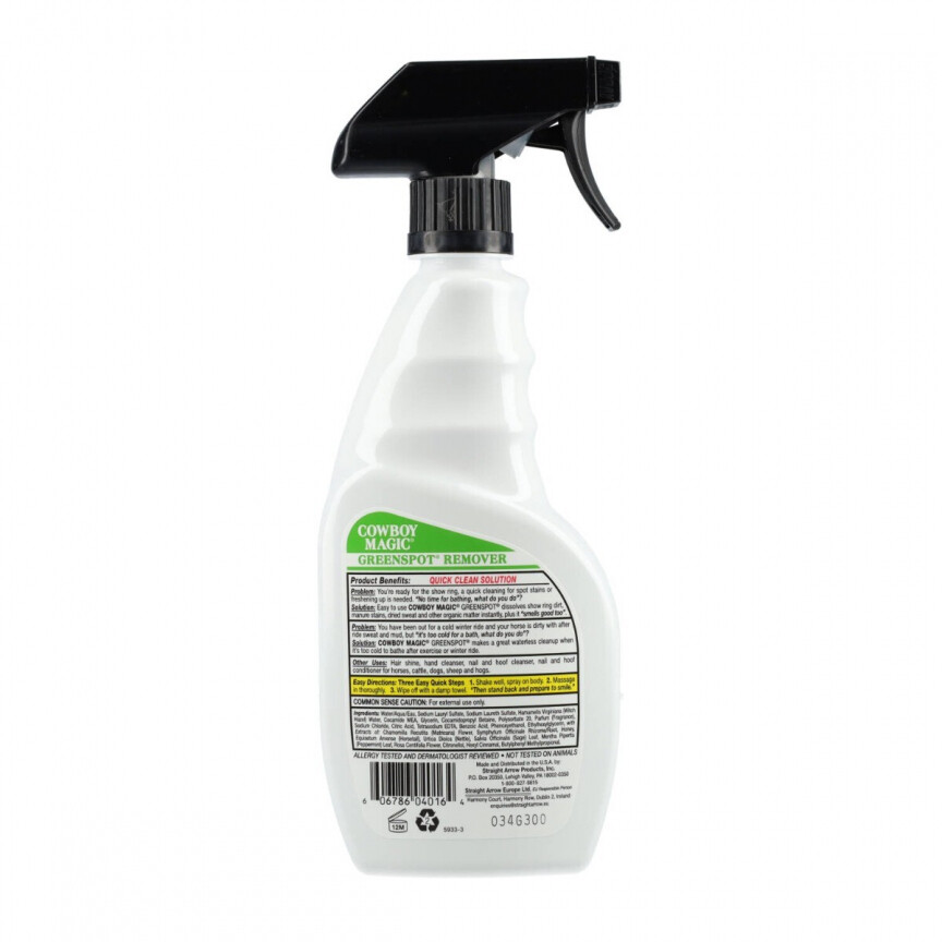 Cowboy Magic Greenspot Remover Ingredients