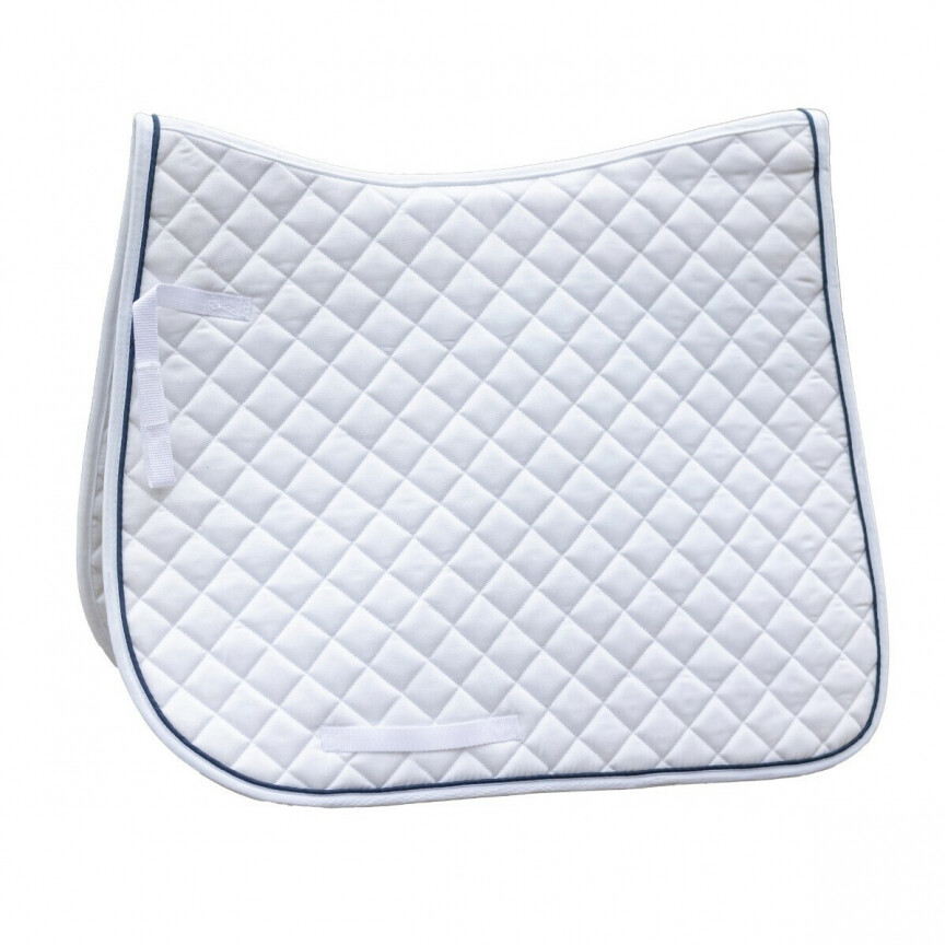 Tapis de selle Dressage Dominick Blanc