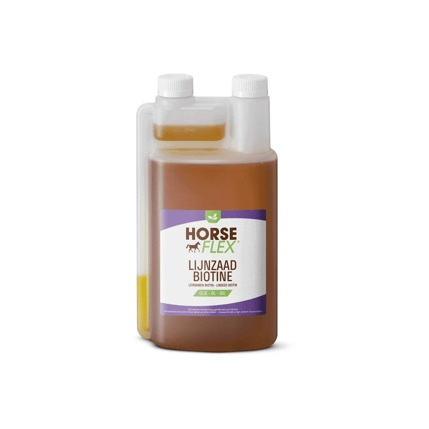 HorseFlex Lijnzaad Biotine Olie