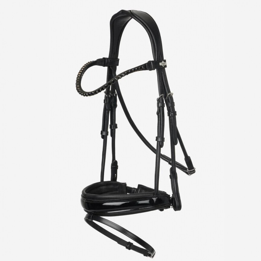 LeMieux Kudos Patent Dressage Bridle Black Full