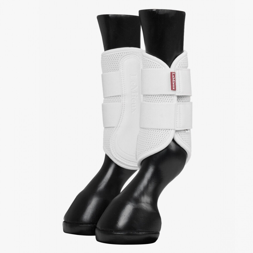 LeMieux Mesh Brushing Boots White