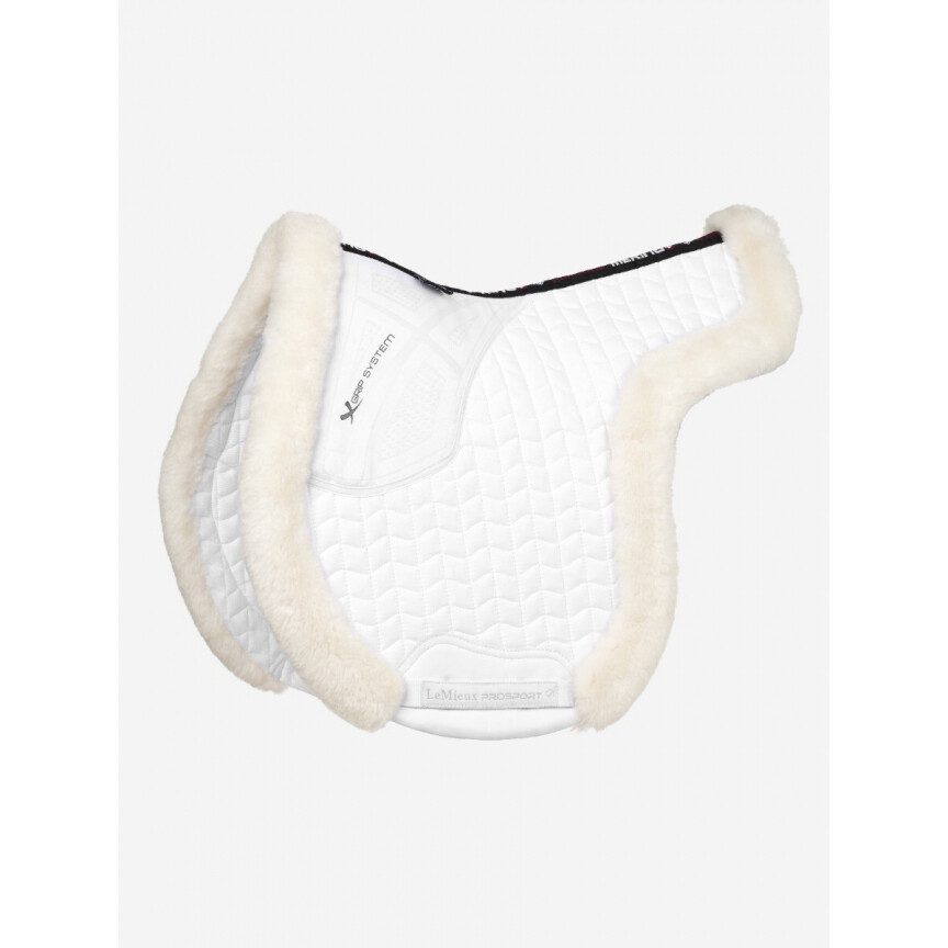 LeMieux Merino+ Hunter Saddle Pad White