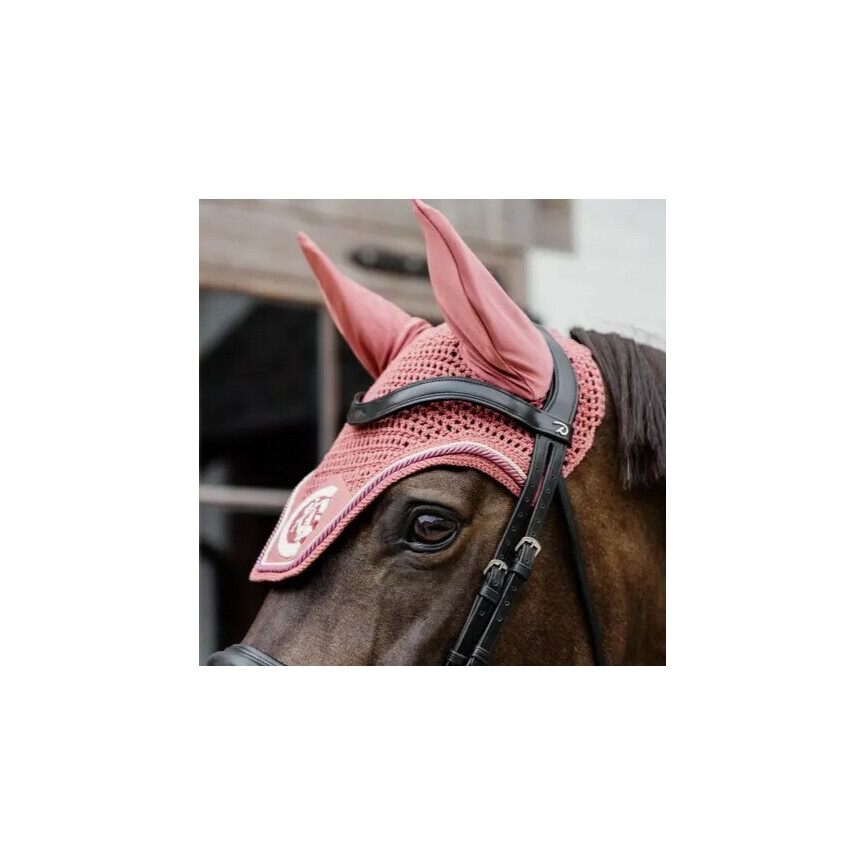 Kentucky Fly Rope Veil Wellington 3D Logo Fuchsia