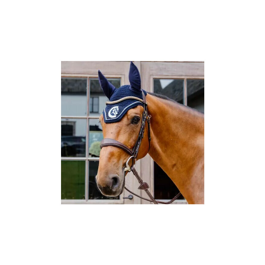 Kentucky Fly Rope Veil Wellington 3D Logo Navy