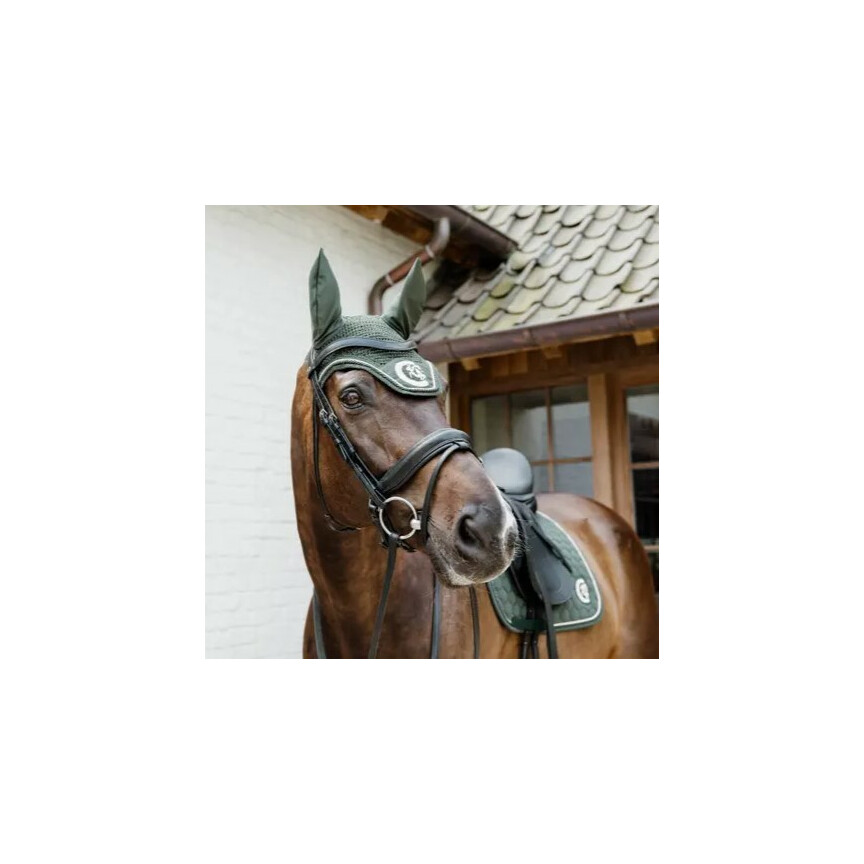 Kentucky Fly Rope Veil Wellington 3D Logo Pine Green