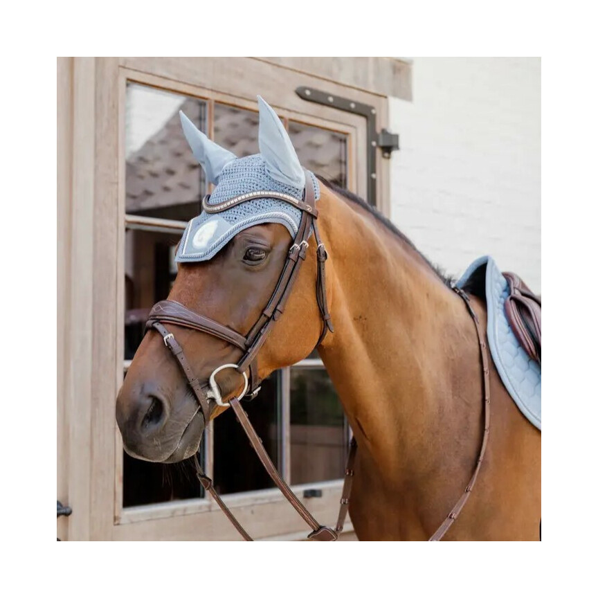 Kentucky Fly Rope Veil Wellington 3D Logo Light Blue