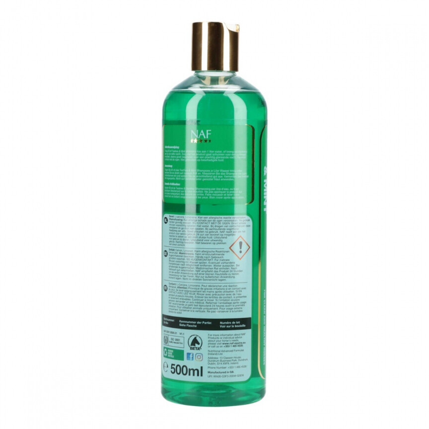 Shampoing NAF Arbre à thé et menthe 500ML