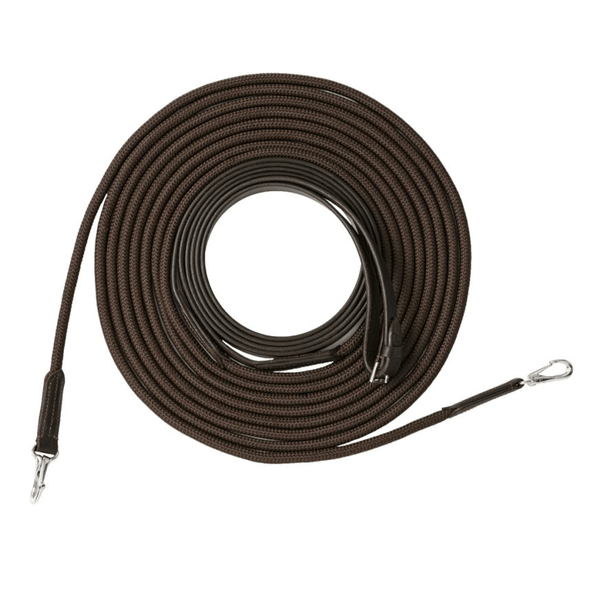 Riding World Long Reins Brown