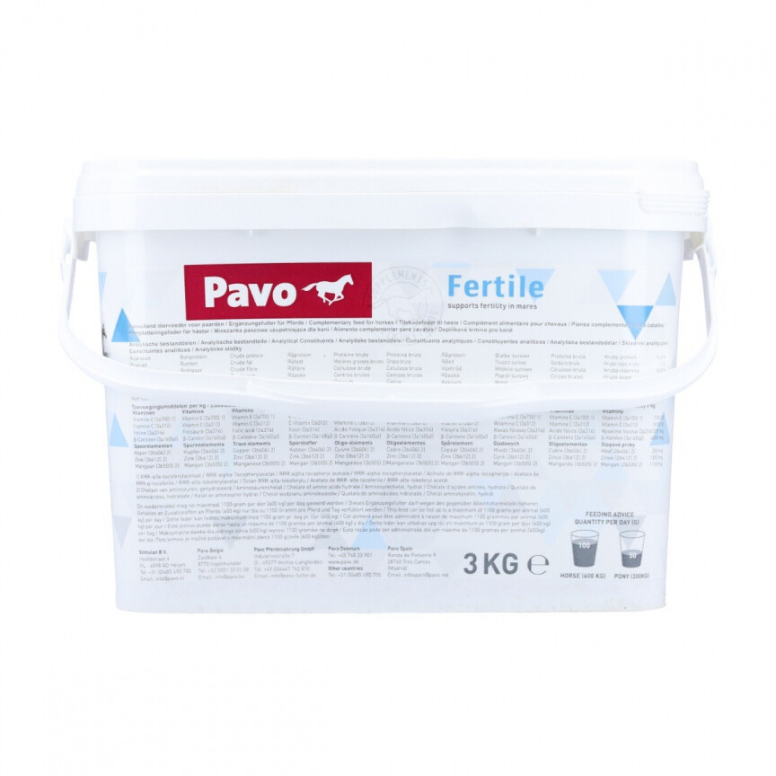 pavo fertile ingredients
