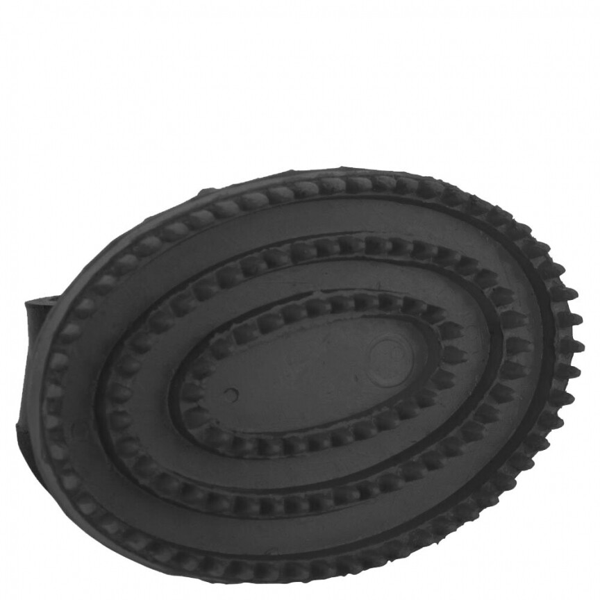 Rosborstel paard rubber