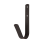 Grooming Deluxe Big hook matt black