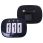 Porte-Numéro QHP en Cuir Verni (Lot de 2)
