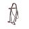 TRUST Bridle Barcelona Brown-Silver