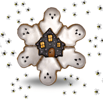 Candy Horse Halloween Spookhuis Taart