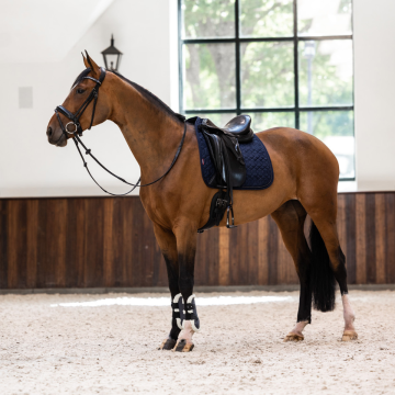 LeMieux Saddle Pad Dressage Chrystal Bordeaux