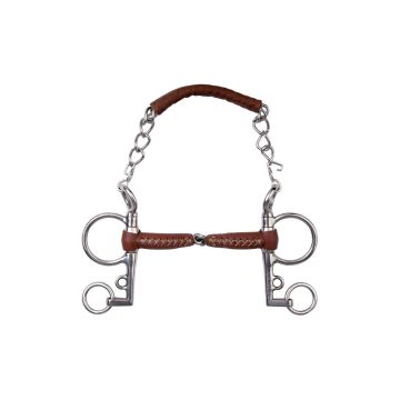 Metalab Pelham mors simple brisure Cuir - Longues branches