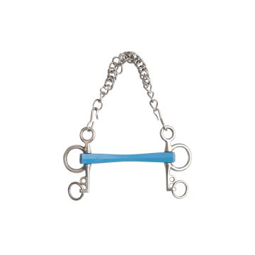 METALAB "Flexi" pelham bit, ongebroken m