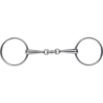 Feeling Mors 2 anneaux double brisure Acier inoxydable