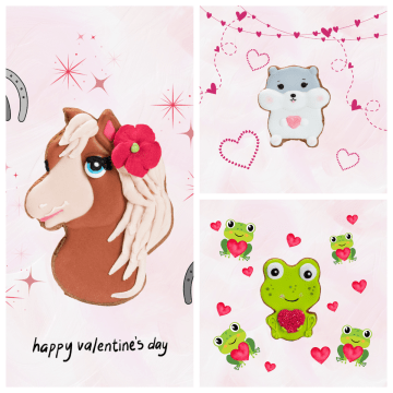 Candy Horse Valentine Cookie 2.0