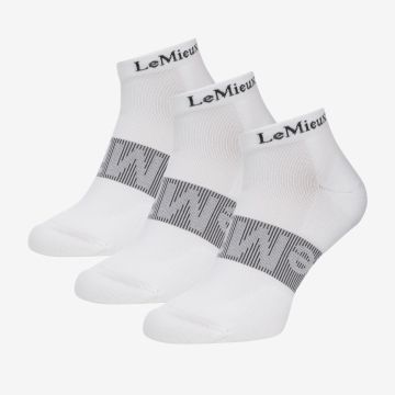 LeMieux Chaussettes d'entraînement Pack de 3