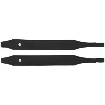 Norton Mono Stirrup Leathers Line Black